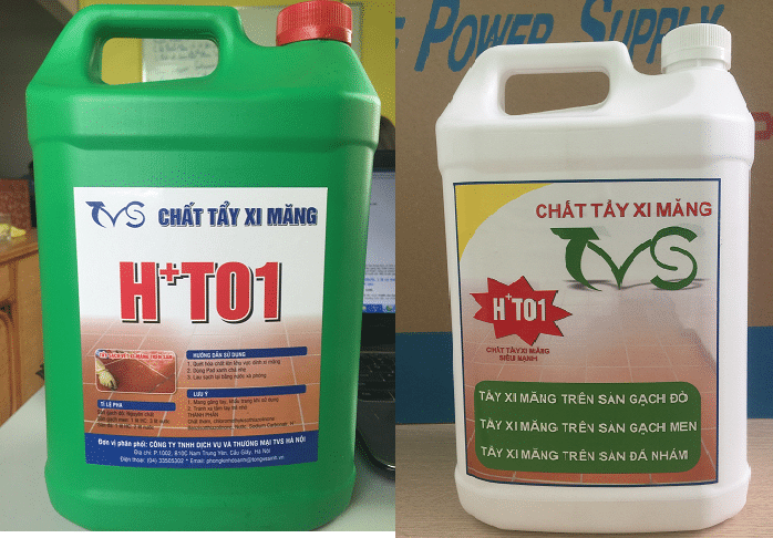 Hoá chất H+T01 dùng để tẩy xi măng